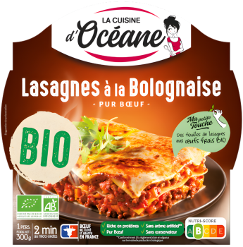 La Cuisine d’Océane - Lasagnes à la Bolognaise Rind BIO 300g
